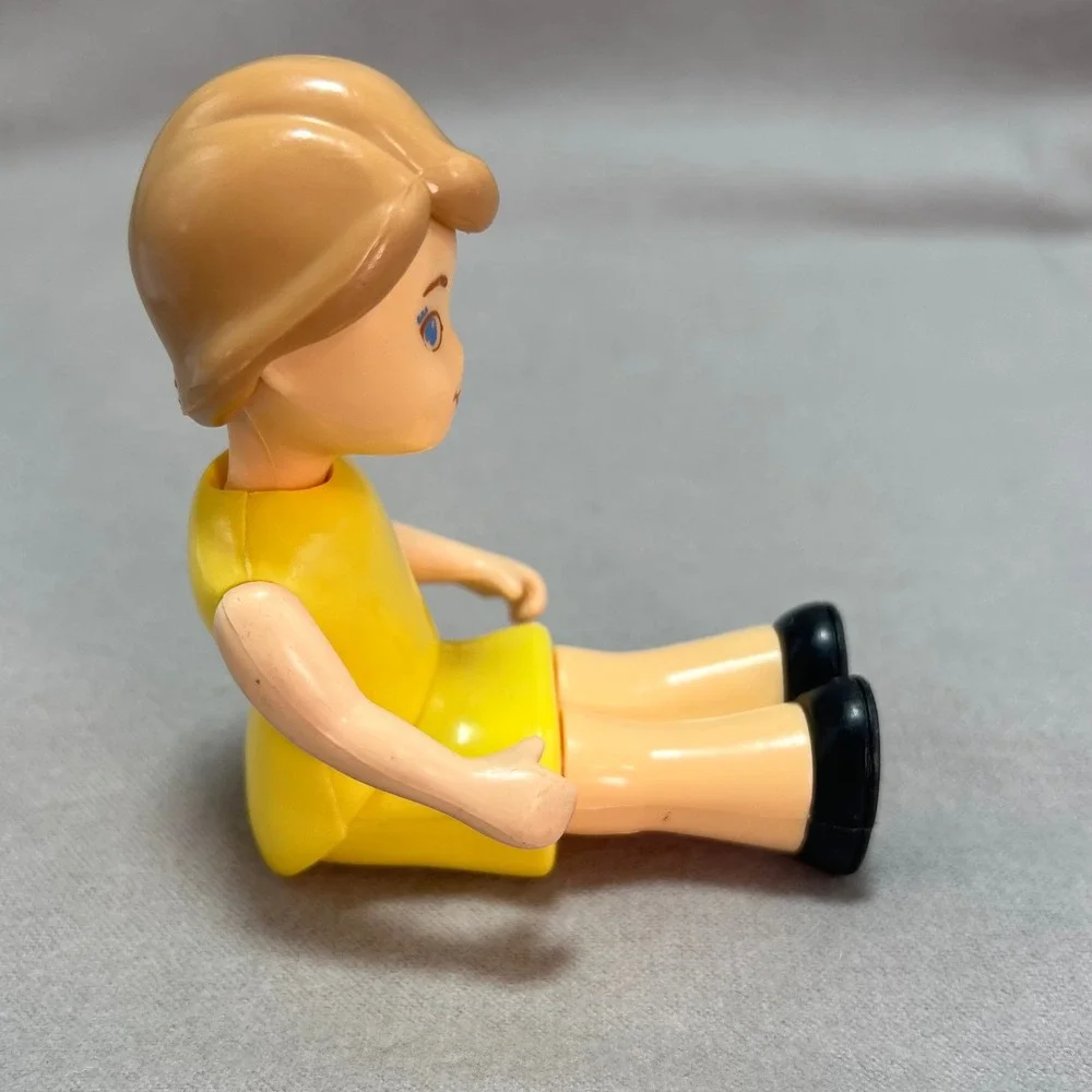 Fisher Price‎ Loving Family Mom Doll Yellow Dress Blonde Hair 80s Vintage